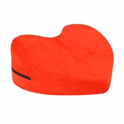 Heart Shaped Experience Ultimate Comfort With Spongy Foam And Polyester Liberator Wedge Cushion
