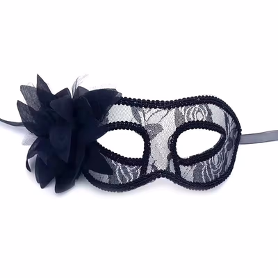 Black Lace Eye Mask for Roleplaying