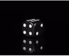 12mm Low Cost Black With White Dots Acrylic Dices Board Game Dices Accessories With Good Quality