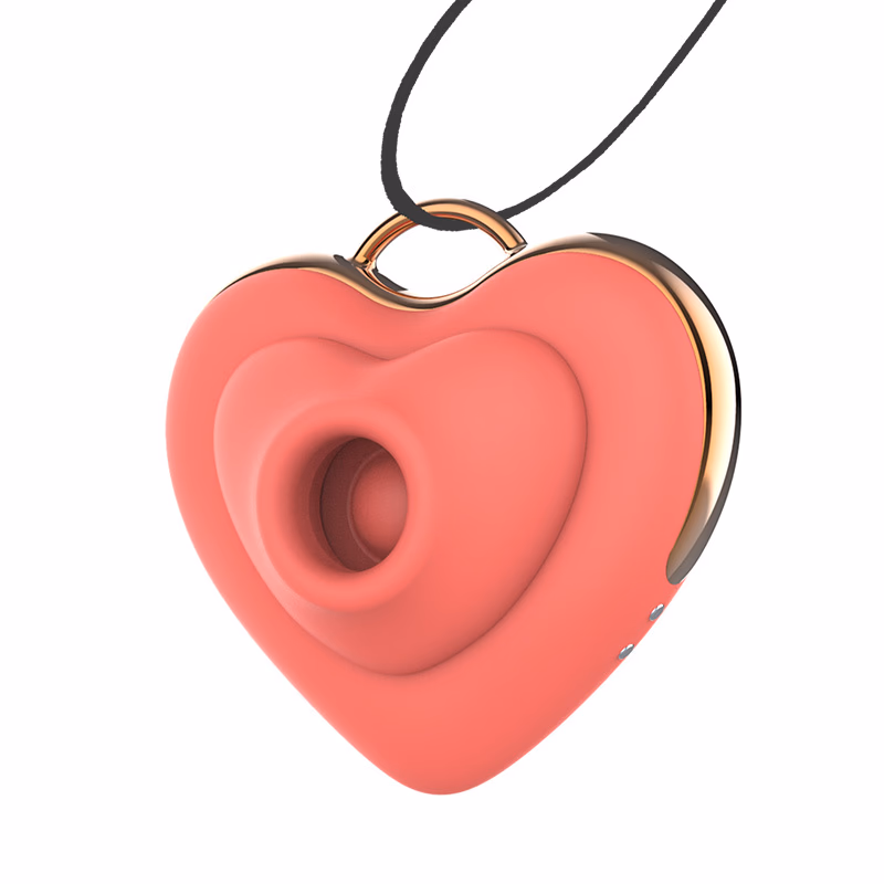 Sucking/ Patting 2 in 1 Love Necklace Vibrator, Female clitoral stimulation sex toys