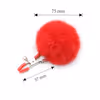 Adult sex toys, SM play toys, rabbit fur fox fur ball nipple clamps