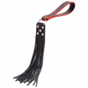 SM Play genuine leather whip training Black