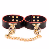 SM Play - Adjustable Hand/Ankle Cuffs with Chain Black