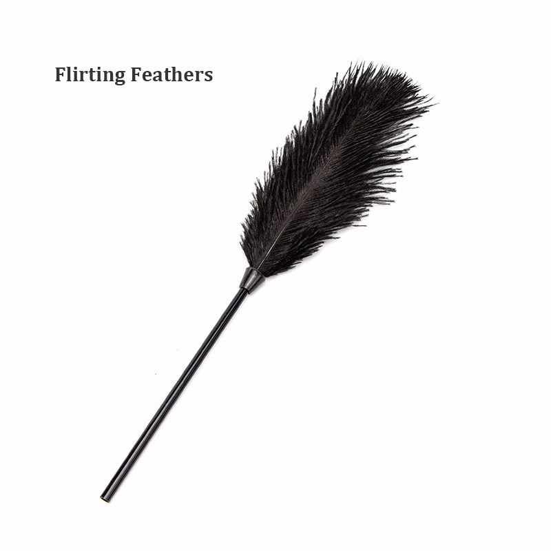 Black ostrich feathers, SM play toys