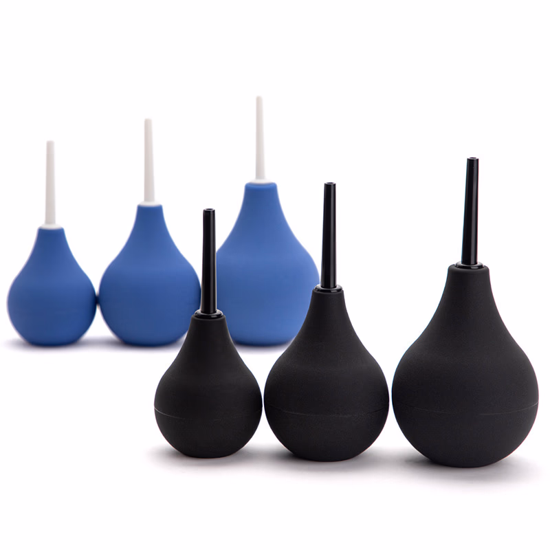 Anal cleaning sex toys, Anal flusher, black and blue sex toys