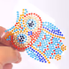 Colorful disposable diamond decorated sticker - Owl pattern