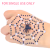 Black disposable diamond decorated sticker - Spider pattern
