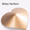 Reusable Heart-shaped Zine-alloy nipple covers - color Gold