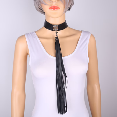 Boundless Leather Collar and Leash - single layer