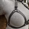 Adjustable & Detachable PU Leather Restraint Harness for Women
