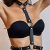 Adjustable Leather Bondage Waist Chain for Women