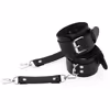 Fashion Leather Bondage Set: Belt, Thigh Band & Wrist Cuff, Red