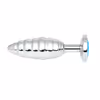 Threaded Anal Plug with Rhinestones