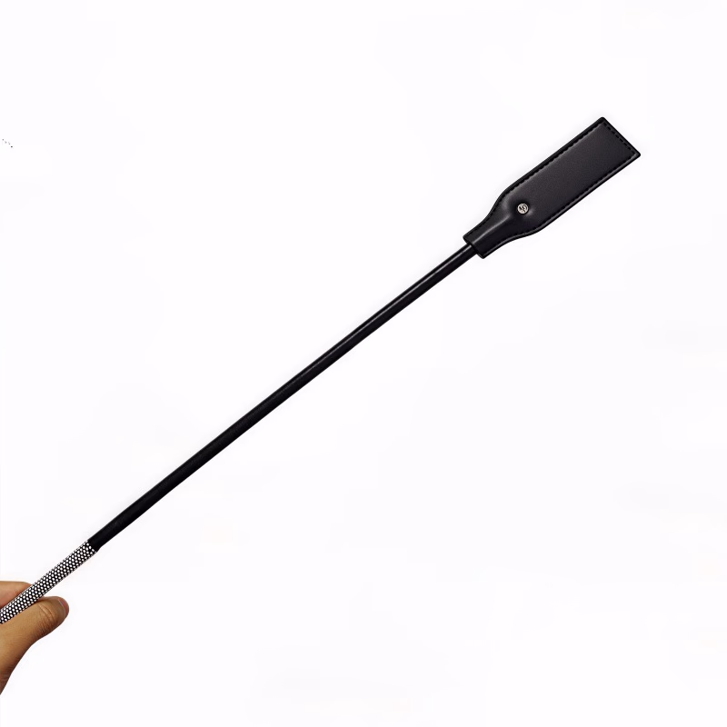 Diamond-Handle Leather Paddle - For Sensual Impact Play