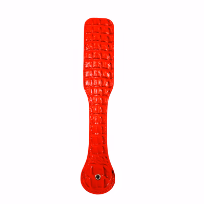 Crocodile-Print BDSM Paddle - for Spanking & Sensation Play