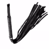Fringe Flogger Spanking Whip - for BDSM & Adult Play, Black