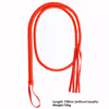 Professional BDSM Long Tail Whip in Leather, Red