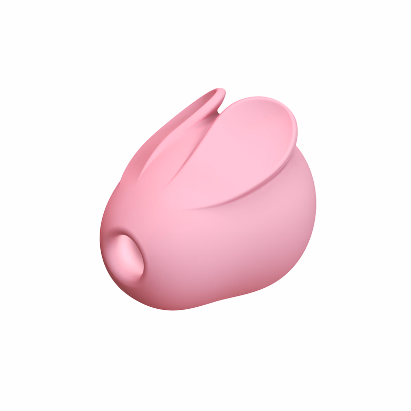 Soft Touch Clitoral Sucker Vibrator Nipple Massager Rabbit Shape Sex Toy, Yellow