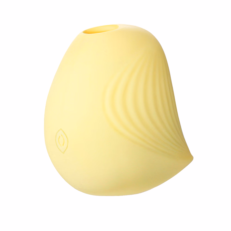 Soft Touch Clitoral Sucker Vibrator Nipple Massager Bird Shape Sex Toy, Yellow
