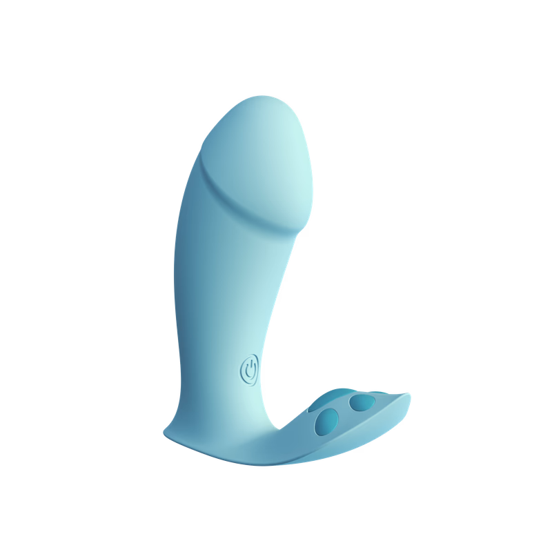 Small Intelligent Female Vibrator with Strong Earthquake Interest Jump, Blue