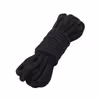 Binding cotton rope, black - 5 meters