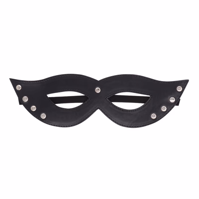 SM cosplay style eye mask, black
