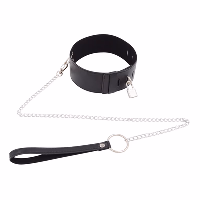 SM collar, black - (includes 1 lock)