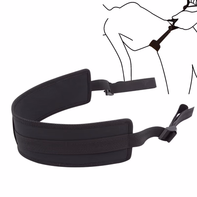 Couples' Sexual Restraint Straps, Black
