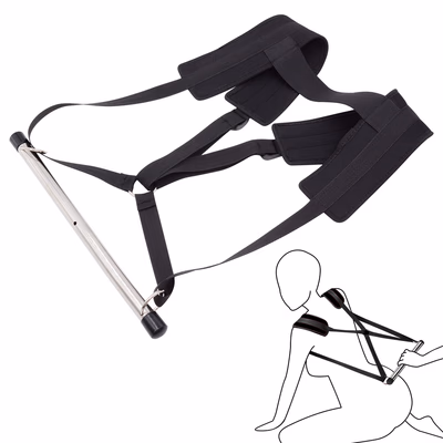 Horse restraints, sex aids for couples, black