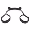 Leg-split handcuffs, black