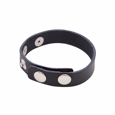 Five-pronged cervical lock ring - genuine leather version