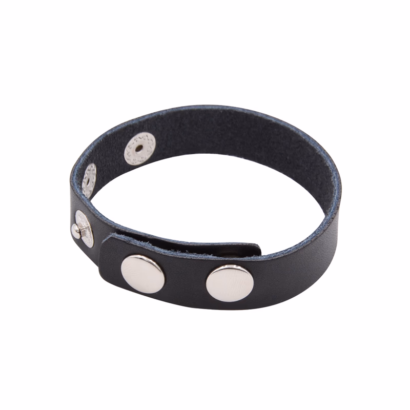 Five-pronged cervical lock ring - genuine leather version