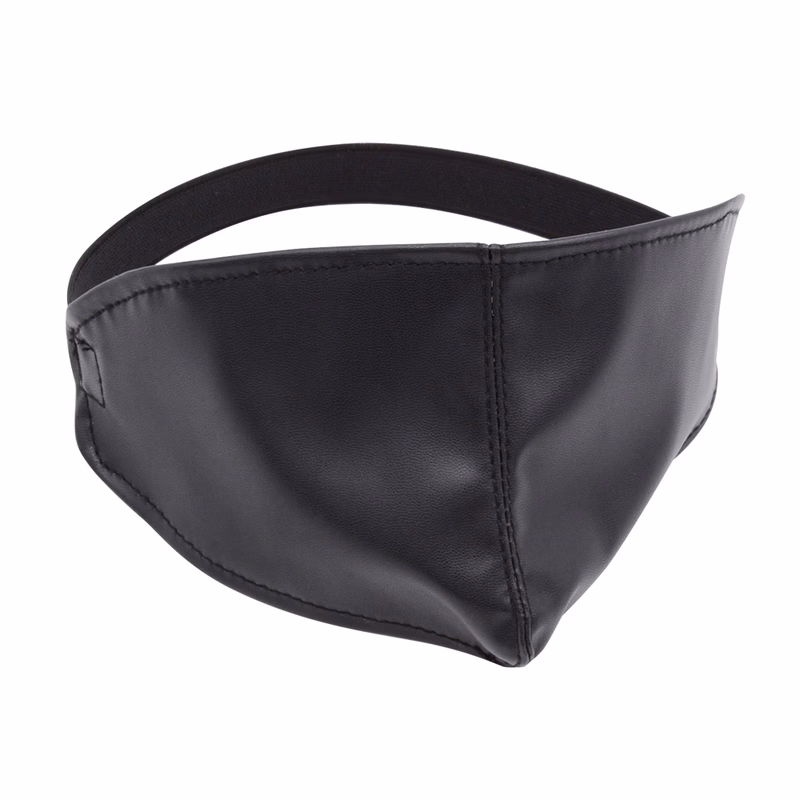 Nose and eye mask, black