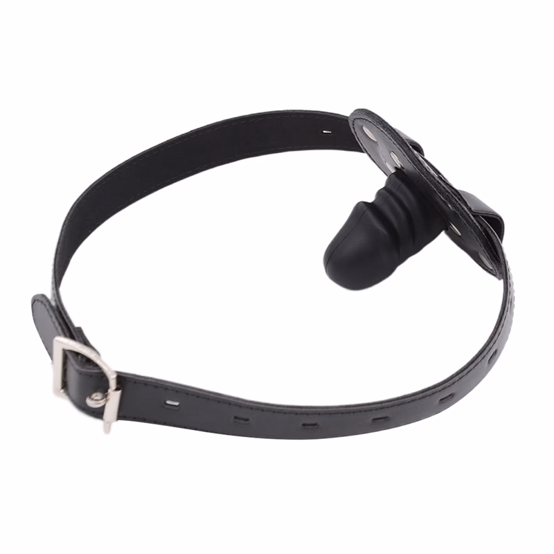 Silicone wearable dildo - 5.5cm dildo (including 1 lock), black