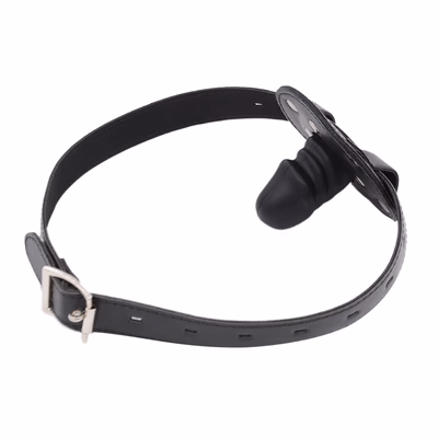 Silicone wearable dildo - 5.5cm dildo (including 1 lock), black