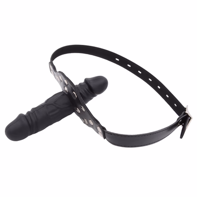 Silicone wearable dildo A-10cm locking model (includes 1 lock) (short dildo 5.5cm), black.