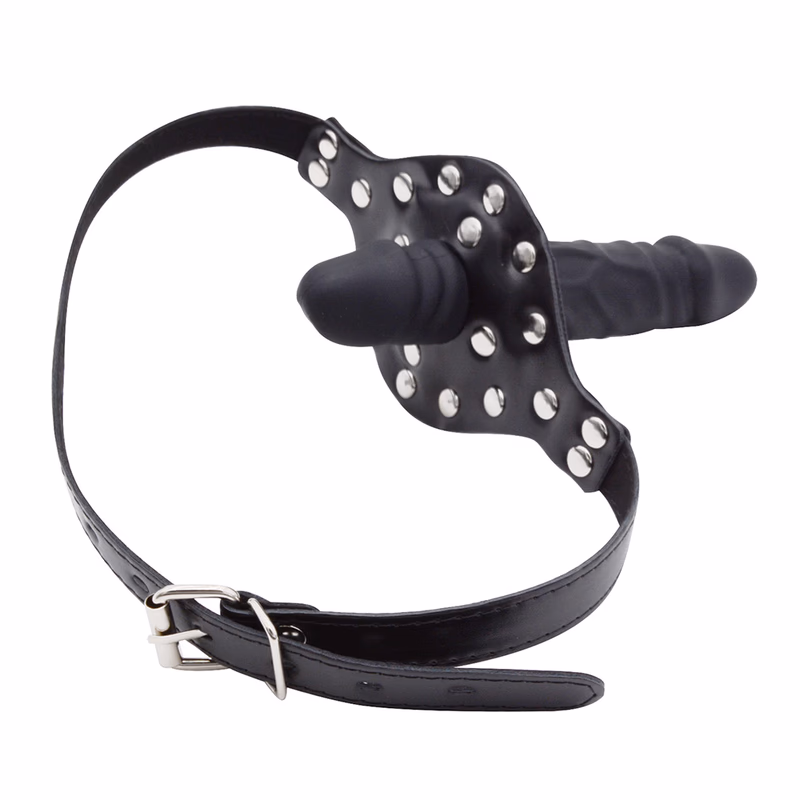 Silicone wearable dildo B-13cm pin buckle type (short dildo 5.5cm), black