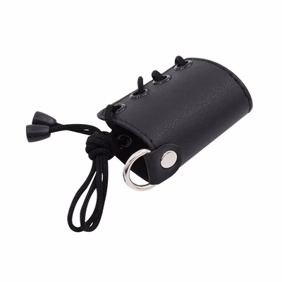 Imitation leather penis ring scrotum restraint