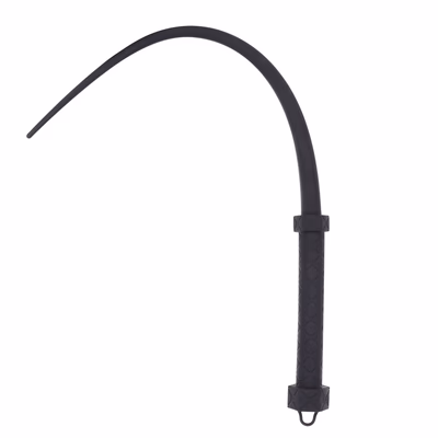 Silicone whip toy, black