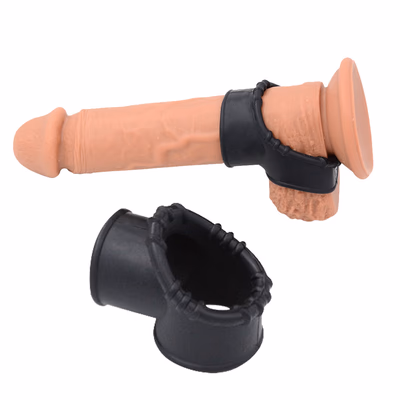 Male silicone penile ring, penis sheath