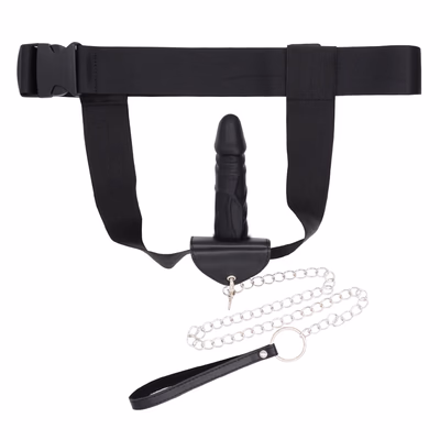 Pull-out female wearable dildo (13cm dildo), black