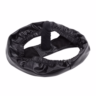 Female wearable phallus underwear (10cm anal plug), black