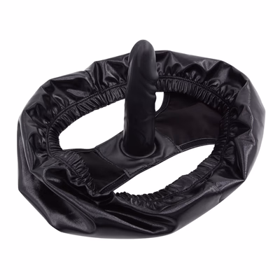 Female wearable phallus underwear (13cm anal plug), black