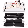 SM bed bondage set, black
