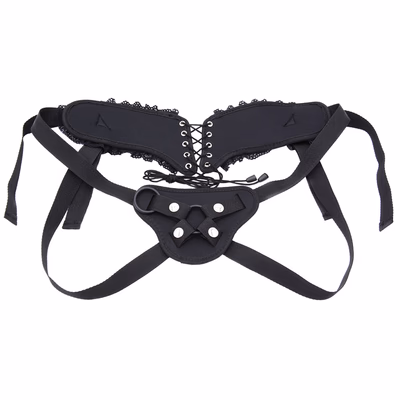 Women's leather pants, F-type, wetsuit material, black.