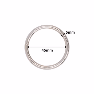 Stainless steel male cervical lock ring - 50mm inner diameter
