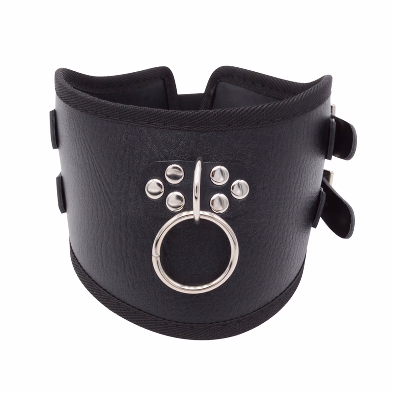 Black single collar (lock not included)
