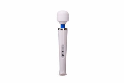 Female-use powerful vibrator, large-sized AV vibrator, white