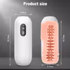 Fully automatic vibrating masturbator for men, with intelligent sound output.