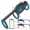 Silicone delay ejaculation lock ring (remote control via APP)